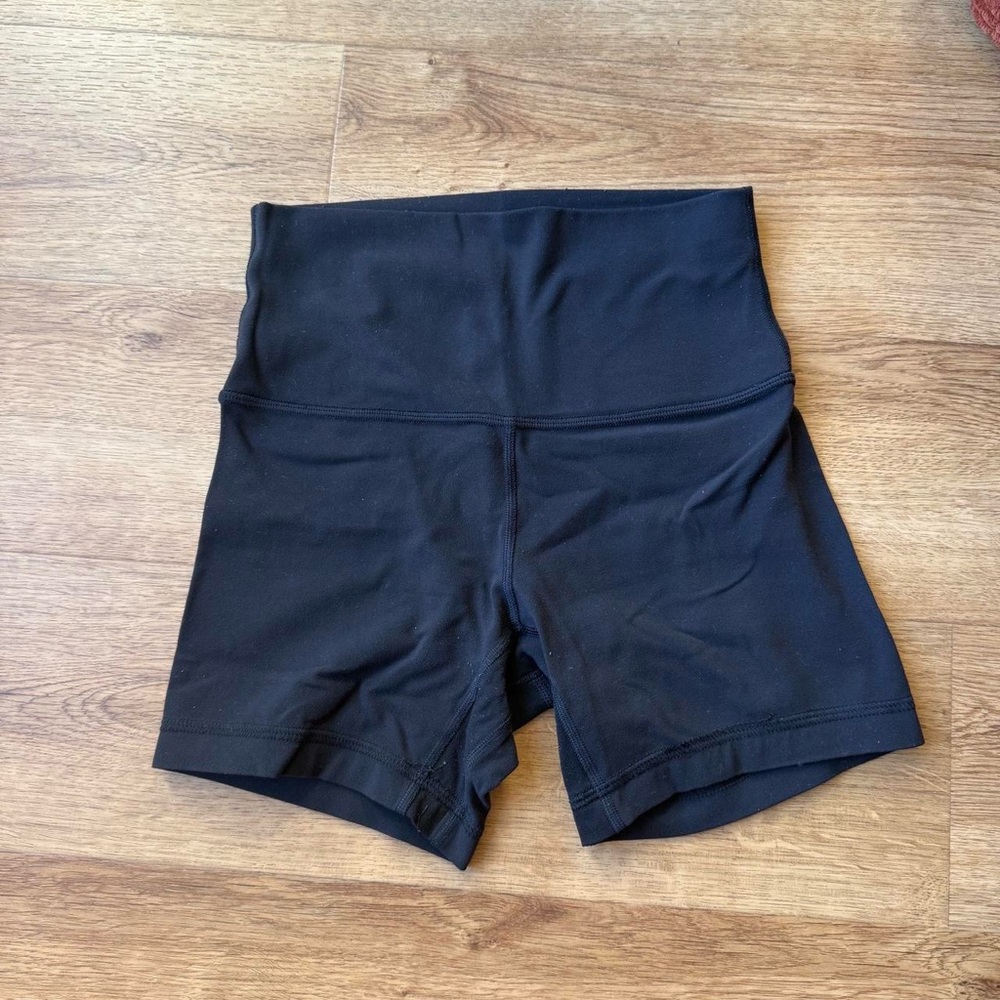 lululemon athletica Black High-Rise Bike Shorts